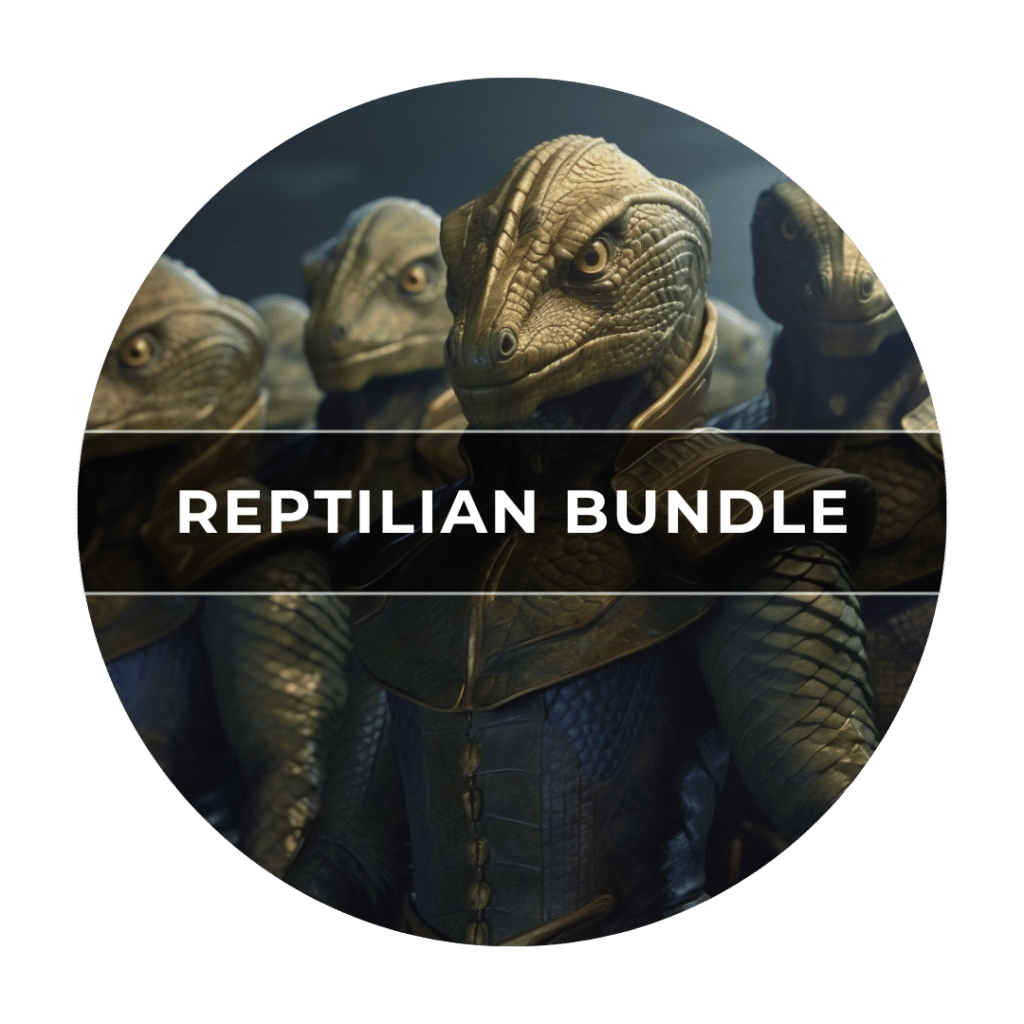 Elizabeth April Reptilian Bundle Circle